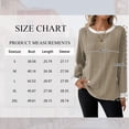 thumbnail image 2 of SHIBEVER Long Sleeve Shirts for Women Fall Womens Tops Crew Neck Lightweight Sweater Pullover Basic Tunic Winter Clothes Coffee L, 2 of 7