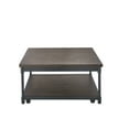 thumbnail image 7 of Steve Silver Prescott Metal Lift-Top Square Coffee Table, Smokey Oak and Black, 7 of 7