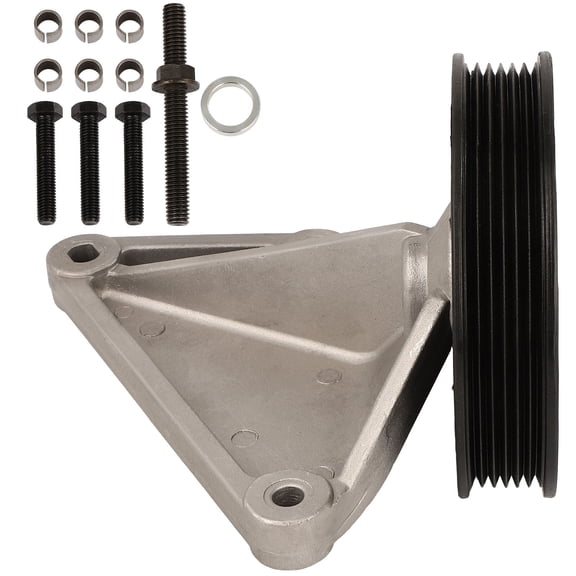 SCITOO 34150 AC Compressor Bypass Pulley Fit for 1990-1996 for Ford for Bronco,1990-1996 for Ford for E-150 Econoline,1990-1996 for Ford for E-150 Econoline Club Wagon