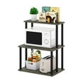 thumbnail image 3 of Furinno Turn-N-Tube 3-Tier Toolless Kitchen Storage Shelf, French Oak Grey/Black, 3 of 5