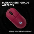 thumbnail image 5 of Logitech G PRO 2 Lightspeed Wireless Gaming Mouse, Right- or Left-Handed Mouse with up to 4 Customizable and Switchable Magnetic Side Buttons, 44K DPI Sensor, USB-C Charging, for PC/Mac - Magenta, 5 of 14