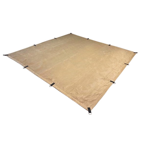 Malla Sombra 3x9 Metros - Rectangular Beige - Lonas para Exteriores - Lona para Sombra - Argolla y Bastilla Ultra-Resistente - Protección UV - Fácil Instalación