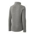 thumbnail image 6 of Port Authority Ladies Heather Microfleece Full Zip Jacket-3XL (Pearl Grey Heather), 6 of 6