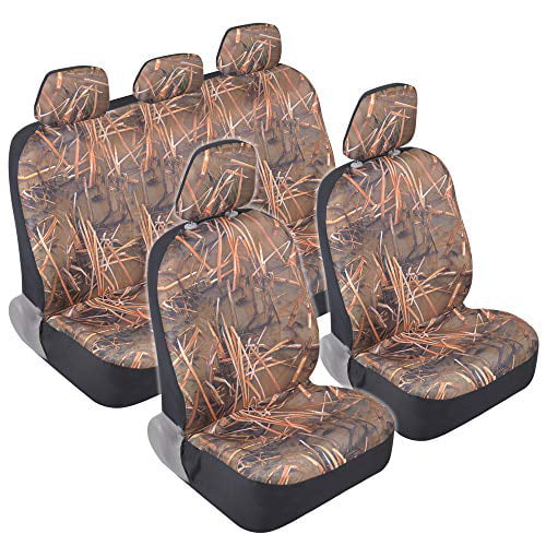 Bdk Camo Car Seat Covers Full 9 Piece Set Waterproof Protection For Truck Suv Van Camouflage Muddy Water Com - Infant Car Seat Cover Camo