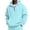 03# Blue, variant on Qwertyu Big and Tall Hoodies for Men Crew Neck Long Sleeve Quarter Zip Up Sweatshirt Fall Winter Casual Loose Pullover Hoodies with Pockets Royal Blue L