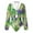 Green, variant on Levmjia Women's Modest Long Sleeve Printed One Piece Swimsuit High Elasticity Nylon Spandex High Waist Tummy Control Swimwear for Women Plus Size S - XL Vintage Leaf Print Bathing Suit