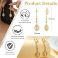 thumbnail image 5 of Gold Virgin Mary Dangle Earring for Women, 14k Gold Plated Hypoallergenic Cubic Zirconia Long Drop Earrings, Virgen De Guadalupe Catholic Religious Jewelry Gifts, 5 of 5