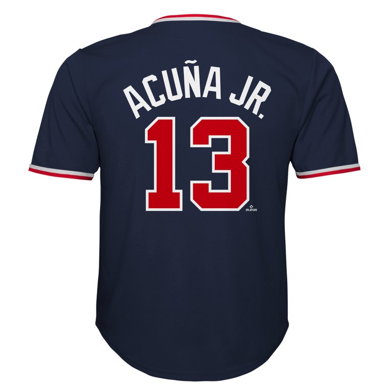 Atlanta Braves Boys Short-Sleeve Player Jersey Cotton Tee