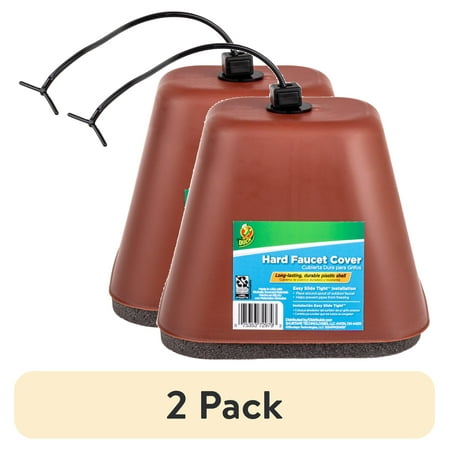 (2 pack) Duck Brand Plastic Faucet Cover, 5.25 in. x 6.5 in. x 5.25 in.