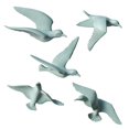 thumbnail image 3 of Estatua de Pájaros de Gaviota Voladora Soledad Escultura Artística de resina Colgante 3D, 3 of 10