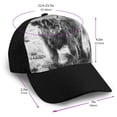 thumbnail image 2 of Naloa Yak Adult adjustable Print Baseball Hat, Patchwork curved brim baseball capfor Men and Women, One Size, 2 of 5