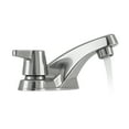 thumbnail image 2 of Ceybo 4 in. Centerset 2-Handle Low-Arc Bathroom Faucet without Pop-Up Drain in Chrome, 2 of 4