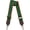 Gold 1.5" - Green and Orange, variant on Purse Strap Wide Replacement Crossbody Bag Straps, 1.5" Canvas Handbag Shoulder Strap, Adjustable Tote Belt
