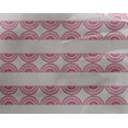 thumbnail image 4 of oneOone Georgette Viscose Dark Pink Fabric Geometric Block Craft Projects Decor Fabric Printed By The Yard 42 Inch Wide, 4 of 4