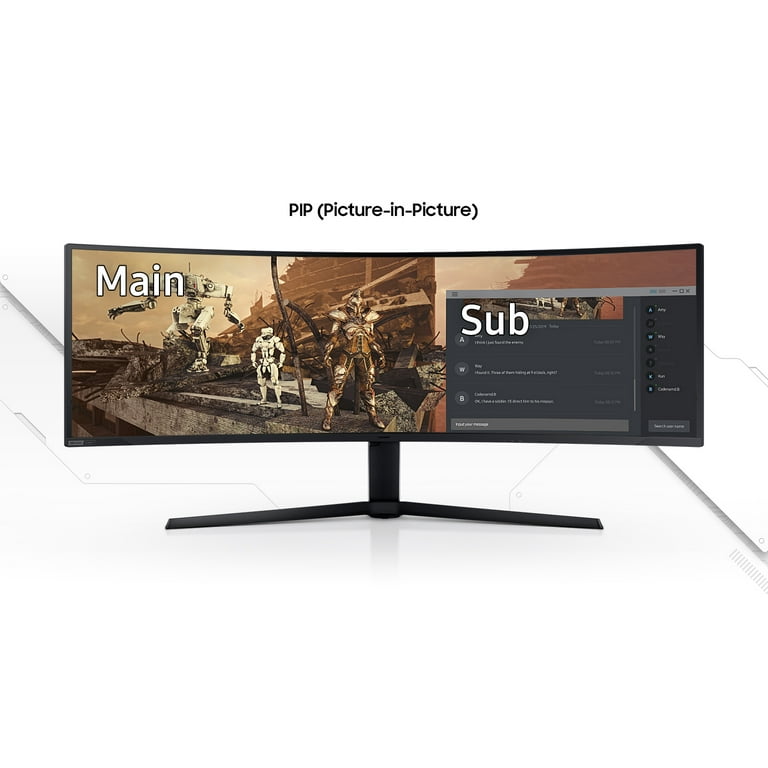 SAMSUNG 49 Odyssey Neo G9 Series G95NA 4K UHD Curved Gaming Monitor,  240Hz, 1ms, Mini LED Display, G-Sync and FreeSync Premium Pro,  LS49AG952NNXZA