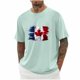 thumbnail image 1 of Camisetas de Manga Larga para Hombre Algodón Impresión Cuello Redondo Blusas de Moda Casual, 1 of 5