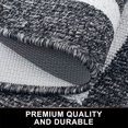 thumbnail image 3 of XICEN Tapis de Porte Intérieur, 20x32, Tapis d'Entrée Antidérapant Absorbant Résistant à la Saleté, Lavable à la Machine, Profil Bas, Tapis d'Entrée Intérieur pour Vestibule, Noir, 3 of 6