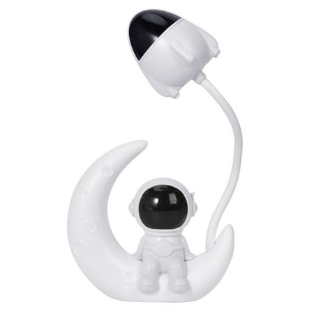 

Cartoon Spaceman Astronaut Eye Desk Lamp Cartoon Moon Lamp Led Learning Eye Rechargeable Desk Lamp Wireless Bedside Lamp Cute Creative Children Night Lamp Electric Appliances for Home