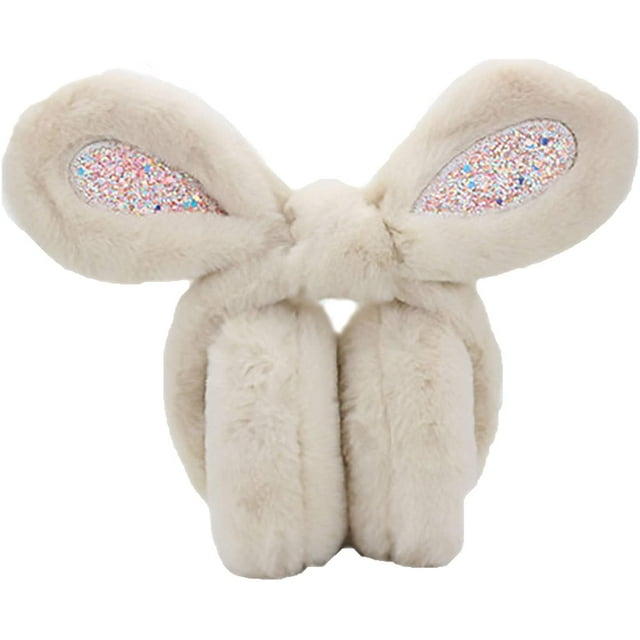 Accessoires d'Hiver - Peluche Chaude Unisexe Style Doux Couleur Unie Rabbit Pliable Doux Simple Ajustable Accessoires d'Hiver Garde au Chaud (Couleur : Café, Taille : Adulte)