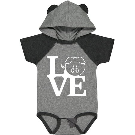

Inktastic I Love Pigs 2 Gift Baby Boy or Baby Girl Bodysuit