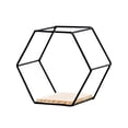 thumbnail image 1 of Estante De Almacenamiento De Pared Estante Hexagonal Decorativo Organizador De Pared Redondo De Uso General Estante Flotante Que Ahorra Espacio Durable Para Dormitorio De Estudio Vogacara HA027446-02, 1 of 6