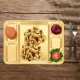 thumbnail image 4 of 1Pc Stainless Steel Plate Household Divided Plate Fruit Plate Breakfast Plate, 4 of 8