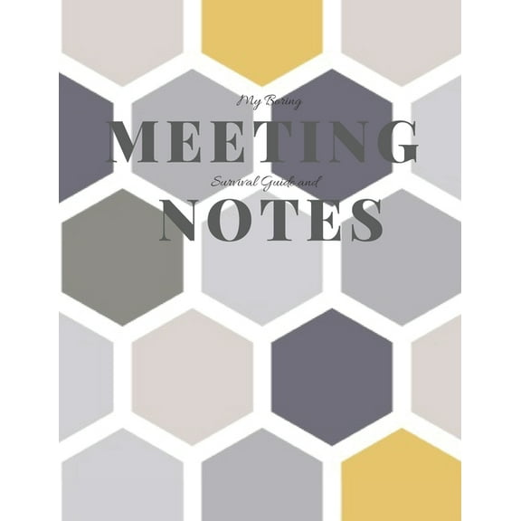 My Boring Meeting Survival Guide and Notes: 8.5x11 Meeting Notebook and Puzzle Book Paperback 1086420969 9781086420968 Gadfly Books