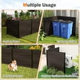 thumbnail image 4 of Laicejoy 46"x48" Rectangle Brown Fence Screen, Easy to Clean, (2 Count), 4 of 8