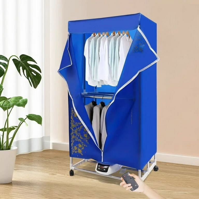 Portable Clothes Dryer - Electric Clothes and Shoe Drying Hanger Foldable  Clothes Dryer with Cold/Hot Drying and Timer Dryer Rack Machine US Plug