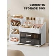 thumbnail image 5 of Makeup Organizer with Brush Holder & Drawers - Countertop Vanity Storage for Lipsticks/Eyeshadows/Perfumes, Ideal for Bathroom & Bedroom, 5 of 14