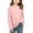 #A01-Pink, variant on Abcomgle Girls' Fashion Hoodies & Sweatshirts Cute Solid Color Long Sleeve Girls Pullover Sweatshirt Fleece Crewneck Sweaters for Teens Trendy Winter School Clothes for Teen Girls