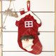 thumbnail image 3 of Gibobby Calcetín navideño de estilo europeo, bolsa de dulces, accesorios, regalos pequeños, bolsa de regalo, calcetines, colgante decorativo de Papá Noel(A), 3 of 4