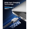 thumbnail image 2 of ORICO PD 100W USB C to USB Type C Fast Charging Cable for Samsung MacBook Pro, 2 of 8