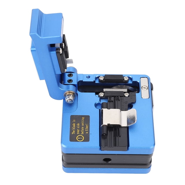 Optical Fiber Cleaver, Fiber Hot Melt Cutting Machine Tungsten Steel Cutter Accurate Angle for Industrial Use