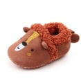 thumbnail image 4 of eczipvz Baby Slippers Slippers Comfortable Soft Soles Slip-Resistant Crib Sock Shoes House Indoor First Walkers Shoes for Baby Boys Girls(Brown,6), 4 of 7