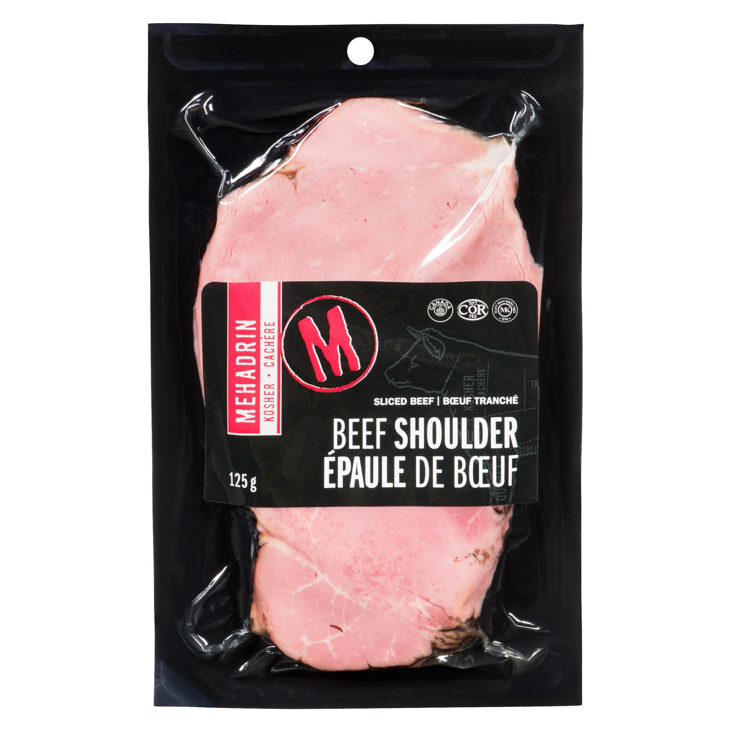 Mehadrin Sliced Beef Pastrami, 125 g