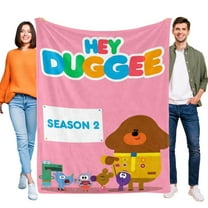 Hey Duggee-themed Pals Plush Throw Blanket Gifts for Fans Girls Boys Women Present Suitable for a variety of settings 40''*60''(100*150cm)