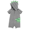 Child of Mine by Carters Baby Boy One Piece Hoodie Romper