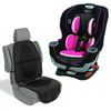 Graco Extend2Fit Convertible Car Seat with Seat Mat, Kenzie