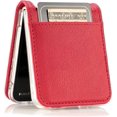 thumbnail image 3 of for Samsung Galaxy Z Flip4 Phone Case with Card Holder, PC Hard Shockproof Back Cover Slim Durable Protective PU Leather Phone Case for Samsung Galaxy Z Flip 4 5G PZ Red, 3 of 13
