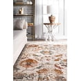 thumbnail image 3 of nuLOOM Tapis de Sol Cecil Vintage Floral, 4' x 6', Beige, 3 of 4