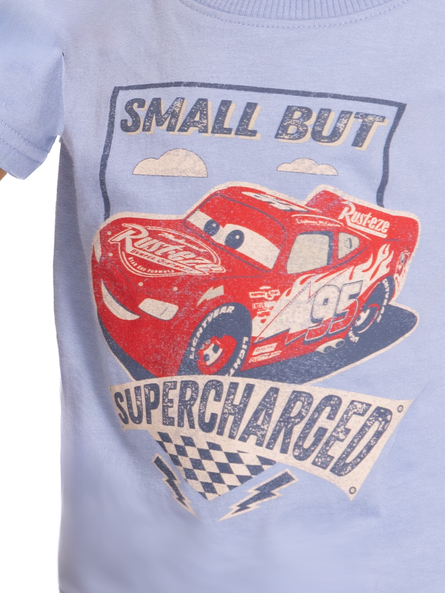 Pixar Cars Baby Boys' Short Sleeve Graphic Tee and Shorts Set, 2-Piece, Sizes 0/3M-24M