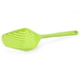 thumbnail image 1 of 2 Pcs Kitchen Utensil No-stick Drain Colanders Shovel Strainers Veggies Water Leaking Tool, Green, 1 of 5