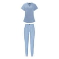 thumbnail image 1 of Conjunto de uniformes de enfermería Sunnimix para mujer Top y pantalones XL, 1 of 8