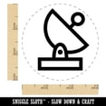 thumbnail image 2 of Satellite Radar Telescope Dish Rubber Stamp for Scrapbooking Crafting Stamping - Small 3/4 Inch, 2 of 7