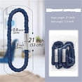 thumbnail image 2 of EASTIN 2Pcs Magnetic Curtain Tiebacks, Decorative Rope Curtain Holdback Handmade Rope Clips Magnetic Buckle, 2 of 6