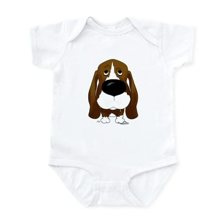 

CafePress - Big Nose Basset Infant Bodysuit - Baby Light Bodysuit Size Newborn - 24 Months