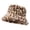 Light beige, variant on Lady leopard print plush winter hat, soft and fluffy, suitable for daily outdoor wear
