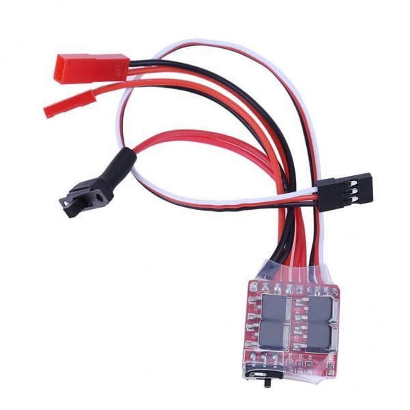 2x Controlador de eletrónico de Motor ESC 20A 2KHZ para la parte del