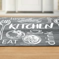 thumbnail image 3 of MeyJey Farmhouse Kitchen Rug Set of 2, Non-Slip Anti-Fatigue Waterproof Cushioned Mat for Kitchen, Dining & Laundry Room, 18"x30"+18"x48" Gray, 3 of 13